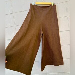 Beautiful flare cotton pants by OR made USA wide leg
